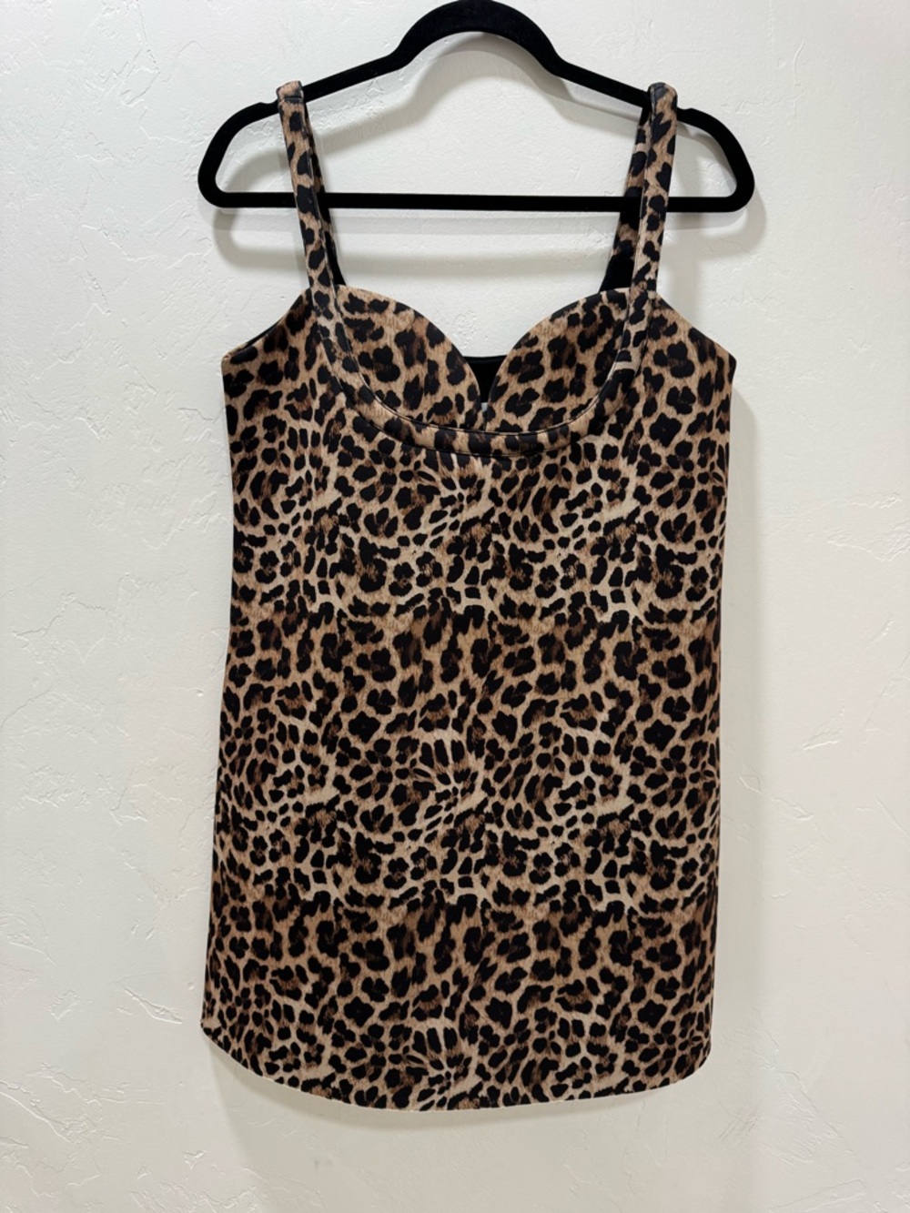 NWT Anthropologie Dhruv Kapoor Leopard Mini Dress Women's Medium Cocktail - Picture 4 of 16